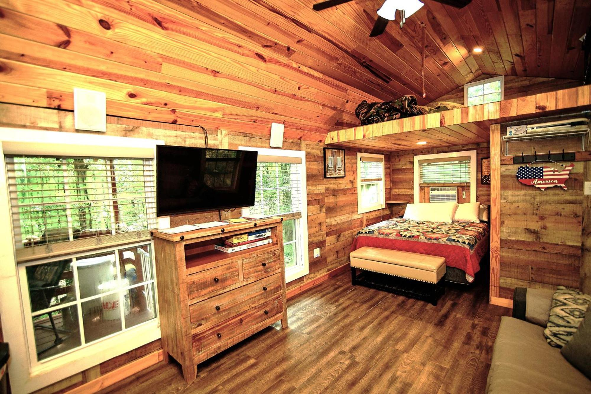 The Americana - Parker Creek Bend Cabins Мърфрисборо Екстериор снимка