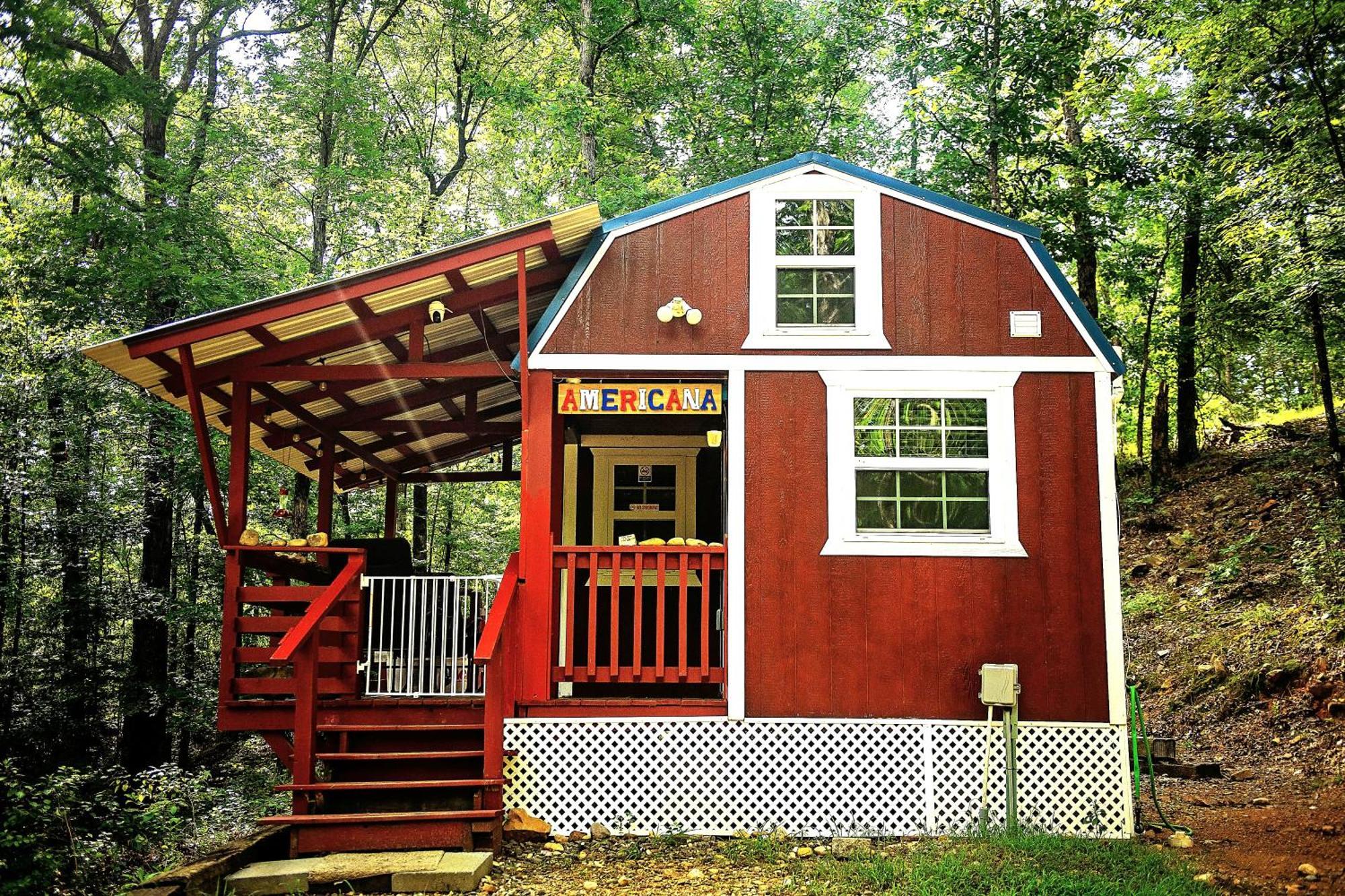 The Americana - Parker Creek Bend Cabins Мърфрисборо Екстериор снимка