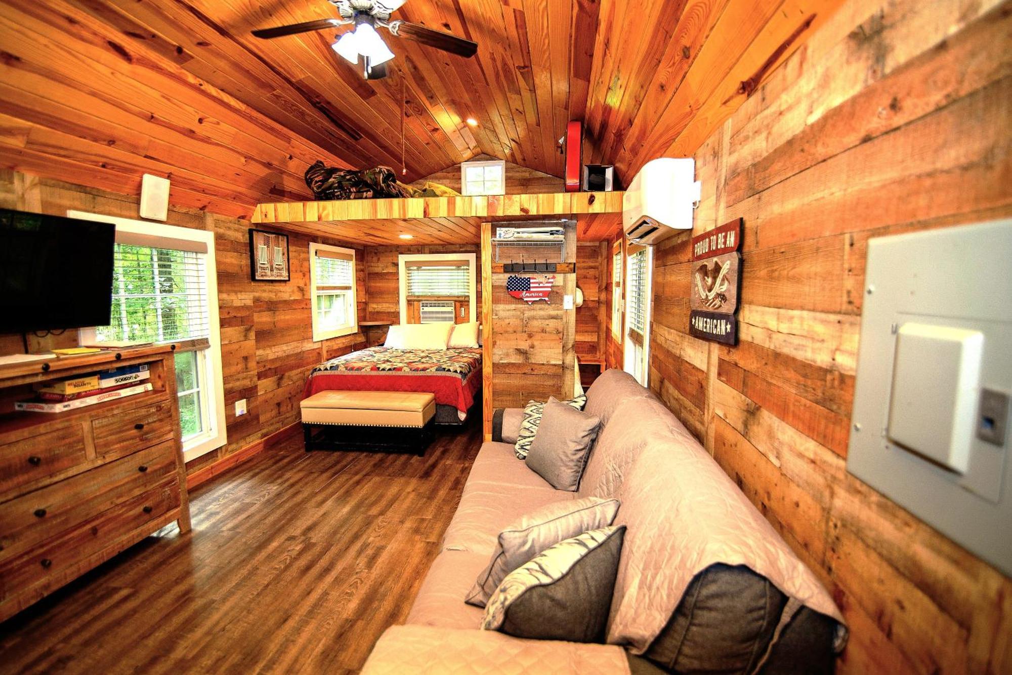 The Americana - Parker Creek Bend Cabins Мърфрисборо Екстериор снимка
